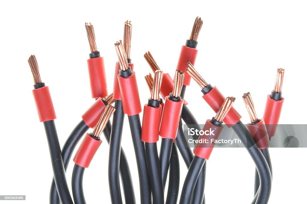 Elektrische Kabel, in elektrischen systems - Lizenzfrei Abstrakt Stock-Foto