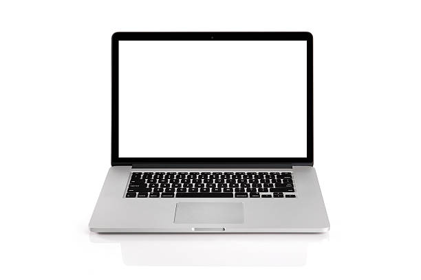 macbook pro - apple macintosh laptop computer isolated 뉴스 사진 이미지