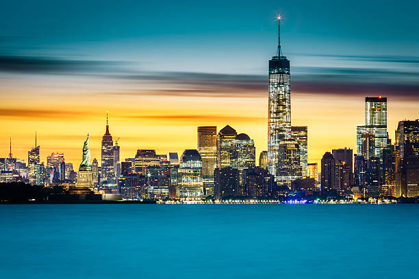 istock Sunrise over New York City 500365787