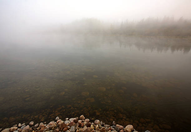 istock Morning fog over Waterhen River in scenic Saskatchewan 500366405