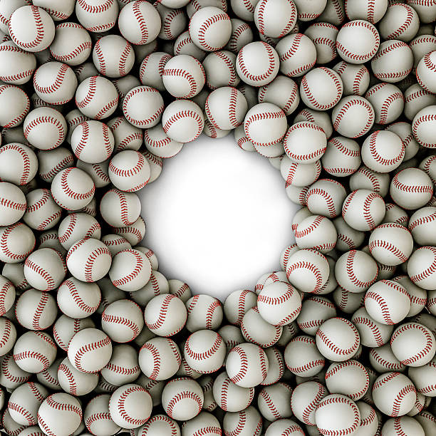 bastidor de pelotas - baseball home run team ball fotografías e imágenes de stock