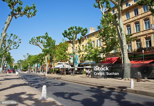 Aixenprovence France Stock Photo - Download Image Now - Aix-en-Provence, Avenue, Boulevard