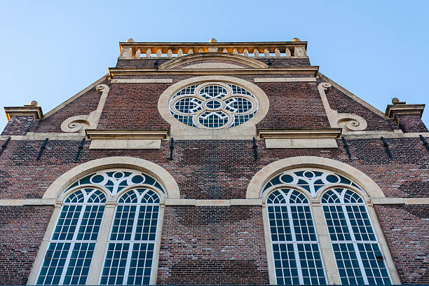 istock Ancient church facade in Amsterdam 500374651
