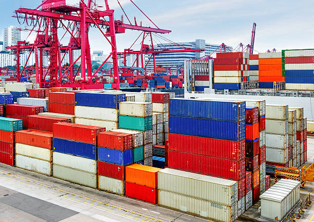istock industrial port with containers 500378447
