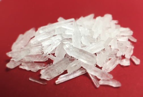 Methamphetamine also known as crystal meth