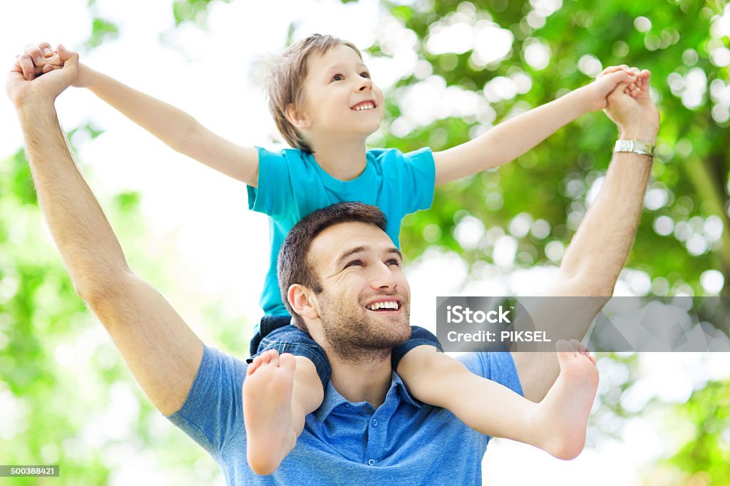 Father and Son Father Stock Photo