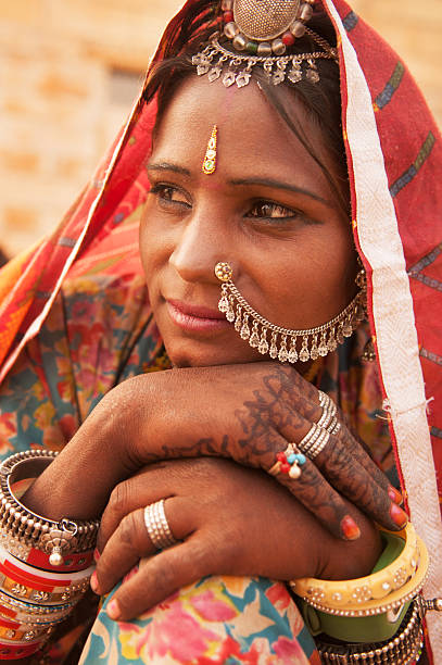 istock Indian woman portrait 500389158