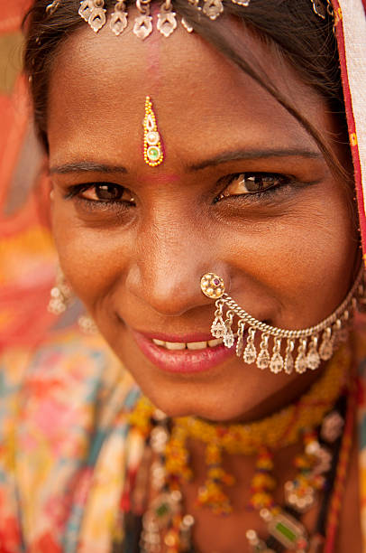 istock Traditional Indian girl smiling 500389424