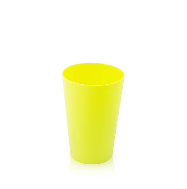 istock colorful plastic mug  isolated on white background 500390879