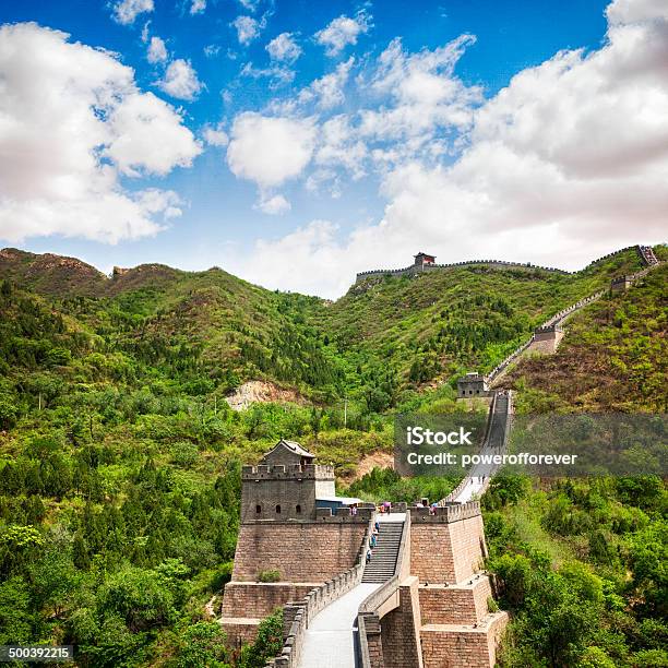 Great Wall Of China Stock Photo - Download Image Now - Ancient, Architecture, Asia