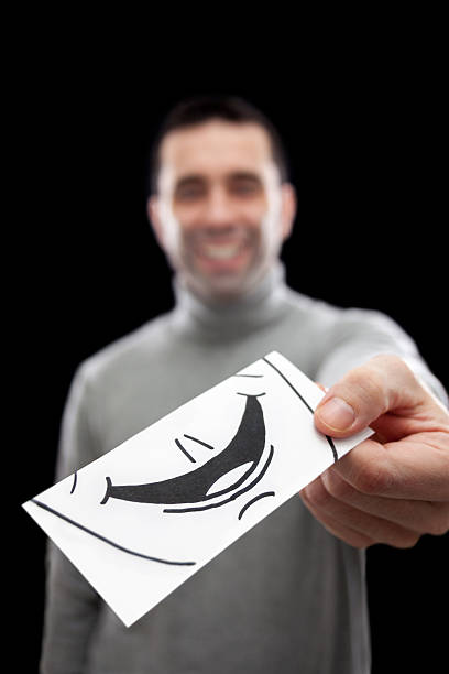 First impression (smile) stock photo