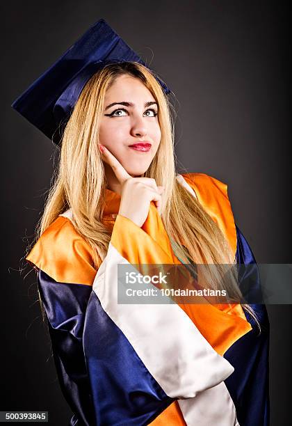 Young And Beautiful Female Graduate Stock Photo - Download Image Now - 20-24 Years, Achievement, Adult