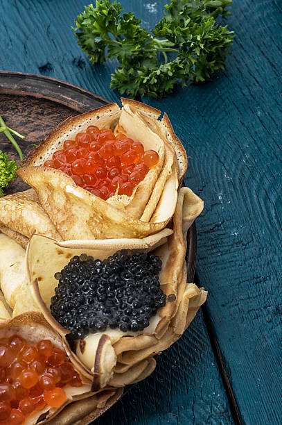 istock pancakes stuffed with seafood 500393853
