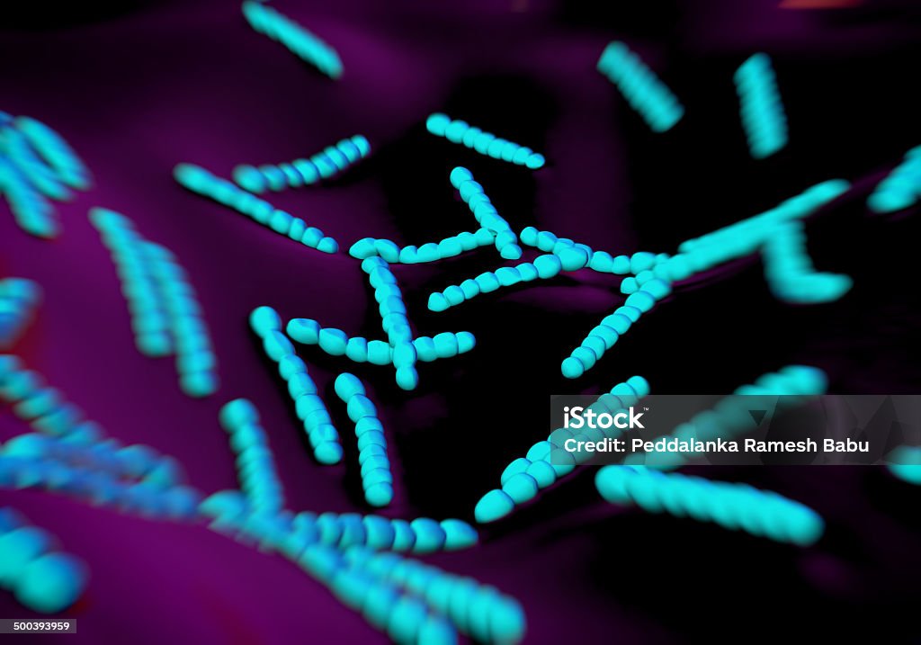 連鎖球菌 pneumoniae 、バクテリアアートワーク - 肺炎球菌のロイヤリティ��フリーストックフォト