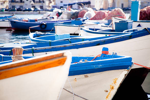 The Gallipoli's dock, fishing boat.