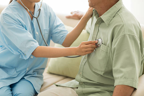 istock Listening to heartbeat 500398528