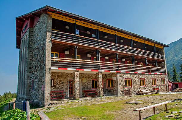 istock Mountain chalet in Carpathians mountains 500399478