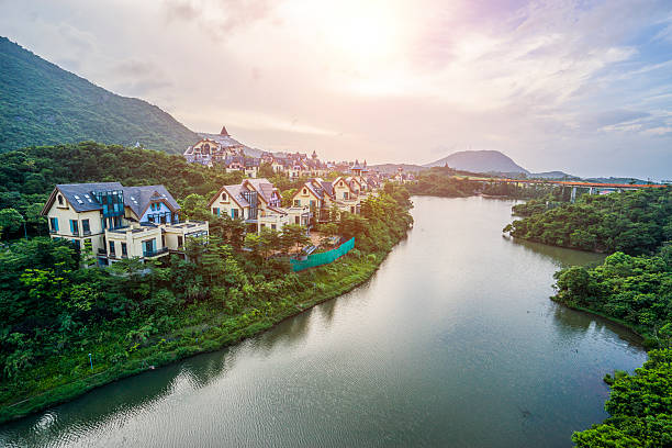 istock view of luxury resort 500399836