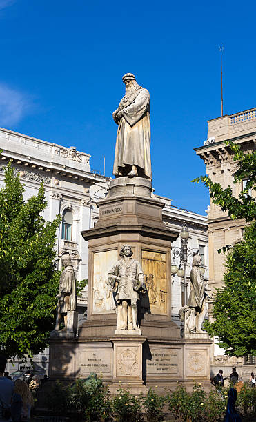 istock Monument to Leonardo da Vinci in Milan 500401625