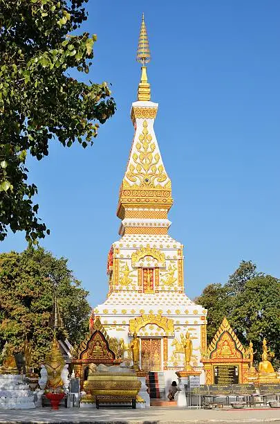 Pagoda in blue sky