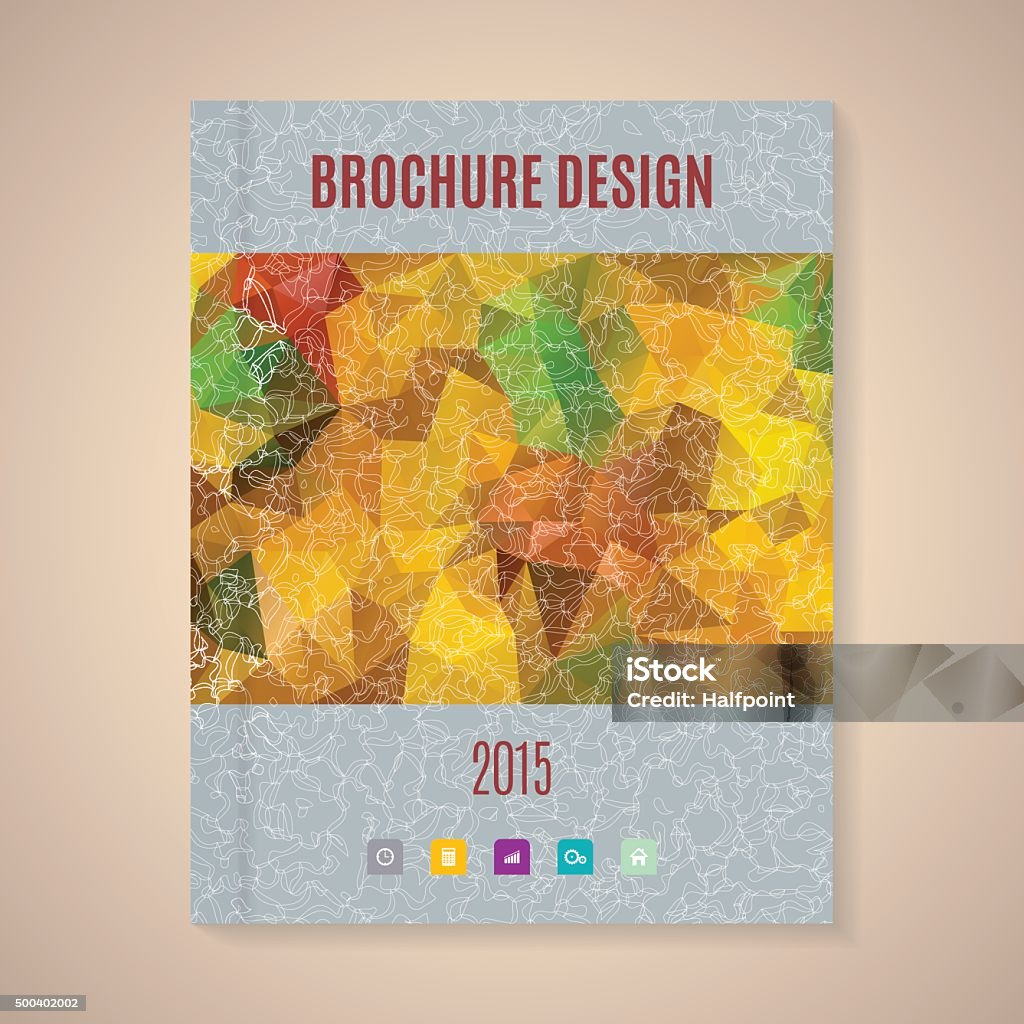 Brouchure Vector Vector Template For Brochure Stock Illustration - Download Image Now ...