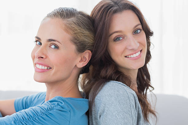 istock Cheerful women sitting back 500402915
