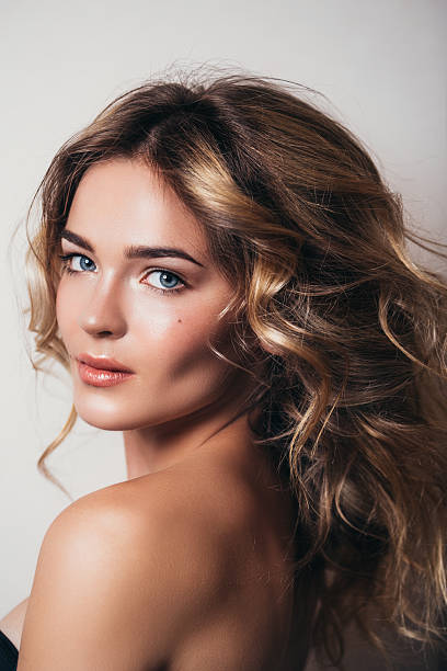 istock Beautiful woman with make up 500403453