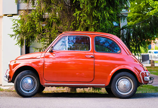 istock Small vintage italian car Fiat Abarth 500404675