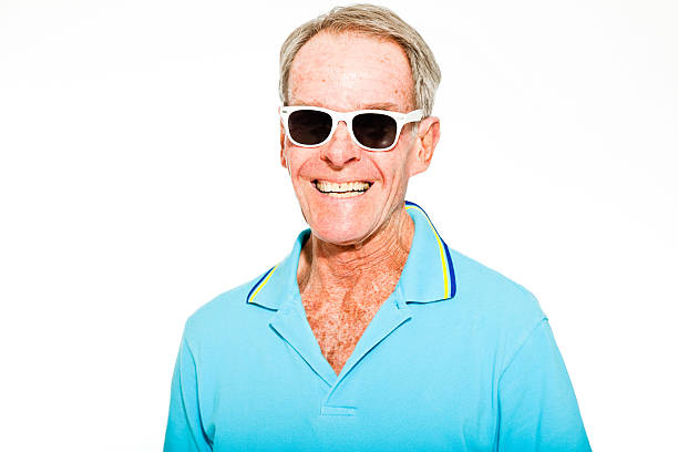 istock Expressive good looking senior man casual summer dressed. 500405399