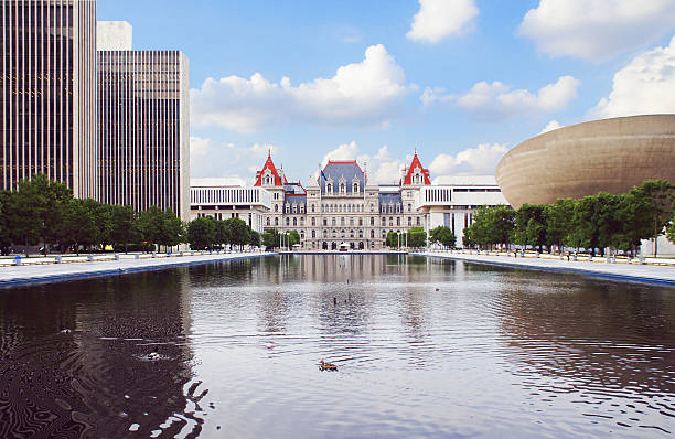 istock New York State Capitol and Empire State Plaza in Albany 500420578