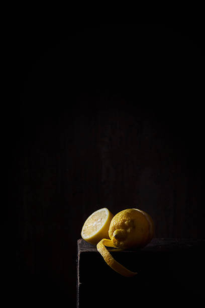 istock Whole and half of lemon 500421156