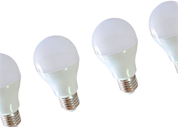 istock Modern LED light bulb (lamp) Isolated , ECO energy conce 500427760