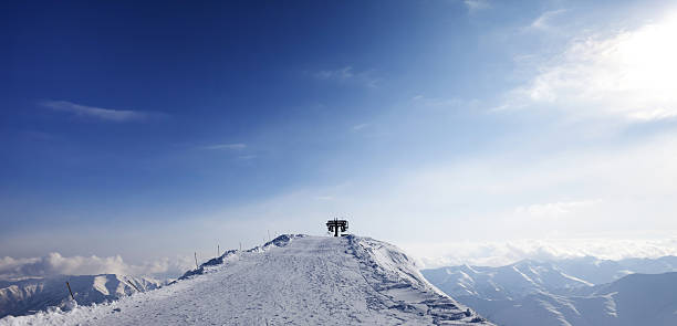 istock Panoramic view on top station of ropeway 500427778
