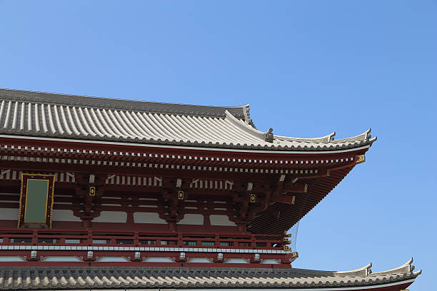 istock Japanese roof style 500428805