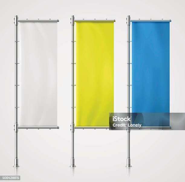 Banner Und Flagge Stock Vektor Art und mehr Bilder von Vertikal - Vertikal, Flagge, Groß