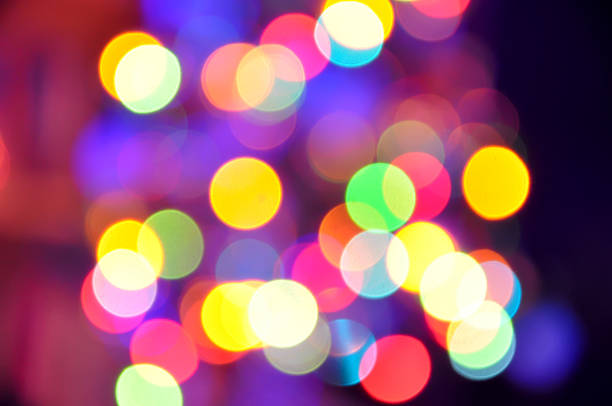 istock Defocused Christmas Lights Abstract Background 500429379