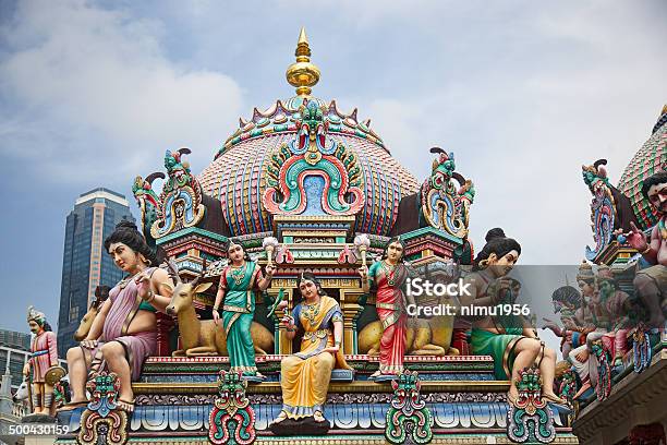 Sri Mariamman Temple Stock Photo - Download Image Now - Chinatown, City, Culture of India