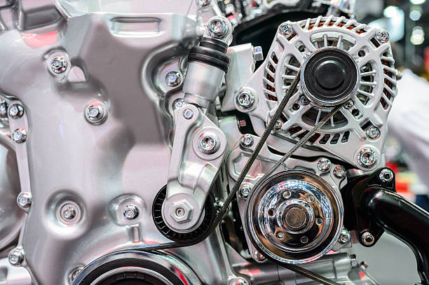 istock Close up of car engine 500430612