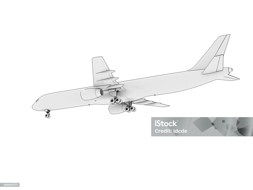 Airplane silhouette Aerospace Industry Stock Photo