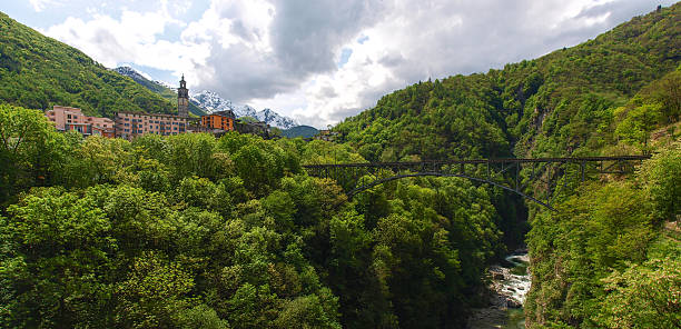 istock View of Intragna and the railway bridge 500431865