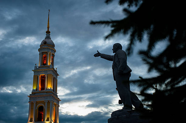 The ensemble of the buildings of the Cathedral square in Kolomna Kremlin. Kolomna