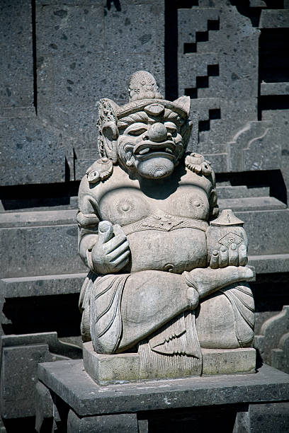 istock Balinese temple - God statue 500432667
