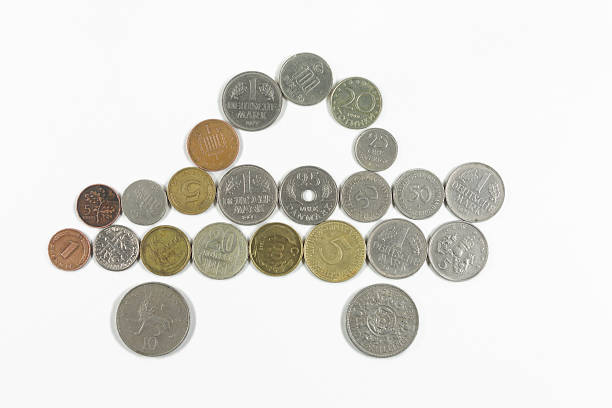istock car of old coins 500433438