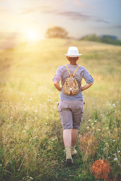 istock young woman is going in the nature 500435264
