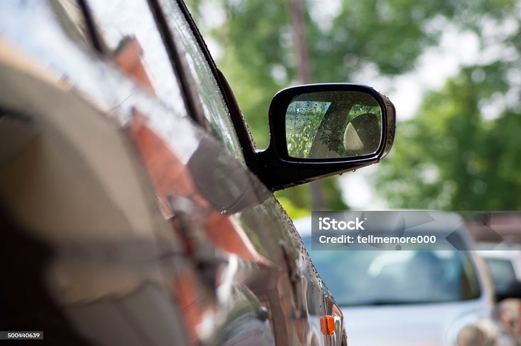 Line of Cars Line of new compact cars at a dealer lot. Narrow dof, with focus on the nearest car. Automobile Industry Stock Photo