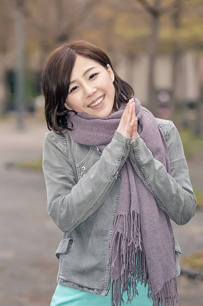 istock Asian young woman portrait 500443379