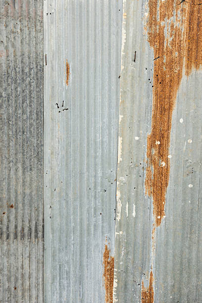istock Grunge Rusty galvanized iron plate or zinc, texture background. 500443751