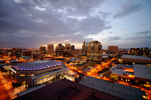 Luces del centro de la ciudad de Phoenix photo