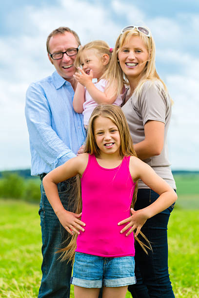 istock Happy Family in the meadow 500447939