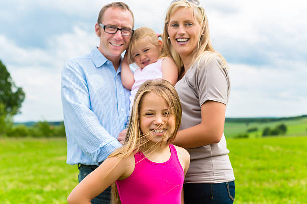 istock Happy Family in the meadow 500447947